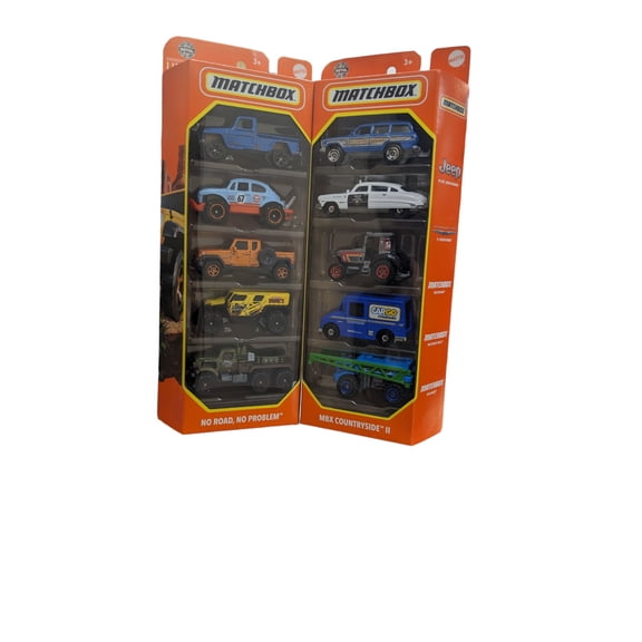 Matchbox 10 pack No Road No Problem MBX Countryside