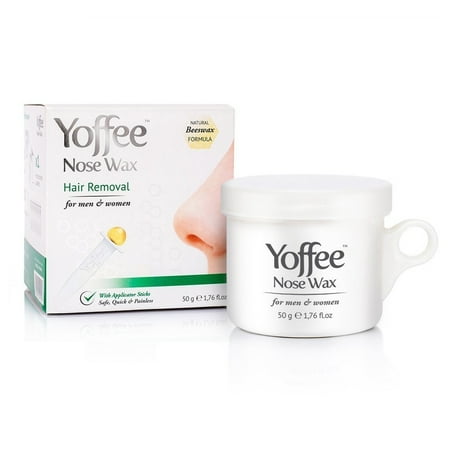 Yoffee Nose Wax Hair Removal with Natural Beeswax Formula. Safe, Quick and Painless