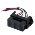 thumbnail image 2 of 6 Way DC32V Circuit Car Trailer Auto Blade Fuse Box Block Holder ATC ATO 2-input 6-ouput Wire, 2 of 6