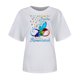 thumbnail image 3 of Camisetas de Manga Corta para las Mujeres Impresas Cuello Redondo Camiseta, Blusa Suelta de Poliéster Casual para el Trabajo, Diario Y Primavera Invierno, 3 of 4