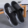 thumbnail image 5 of Rokment Women's Men's Acupressure Massage Slippers for Plantar Fasciitis Neuropathy Non-Slip Bathroom Shower Water Bath Sandals Stress Relief Black Size 6, 5 of 5