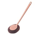 thumbnail image 2 of Steel Wool Dish Scrubber, Long Handle Stainless Steel Scrubber, Handheld Scrubbing Cleaner Brush, Metal Scrubbers for Cleaning Kitchen,Household,Dishes,Wash Sink,Pots,Pans,Cast Iron,Grills,Stoves, 2 of 9