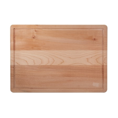 

Farberware Maple Wood Cutting Board with Juice Groove and Handles 14X20X0.75-inch