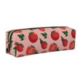 thumbnail image 1 of Easygdp Tomatoes para Estuche de Lápices de Cuero, Estuche de Papelería de Cuero, Estuche de Gran Capacidad con Cremallera, 1 of 7