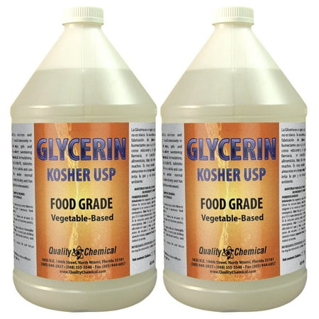 Vegetable Glycerin - All Natural, Kosher, USP Grade - 2 gallon (Best Vegetable Glycerin For Vaping)