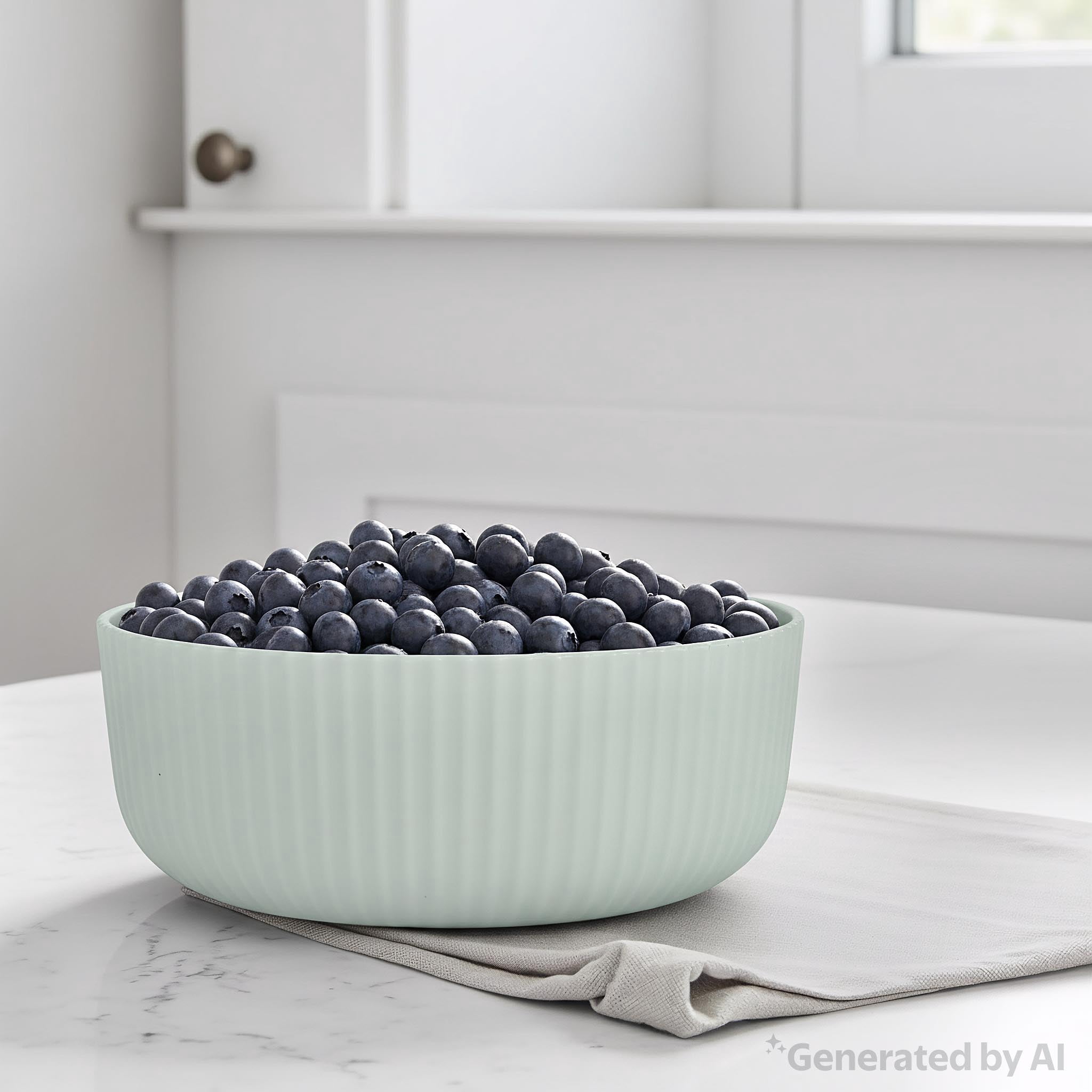 Mainstays Soft Sea Green Recycled Plastic Cereal Bowl, 38-Ounce