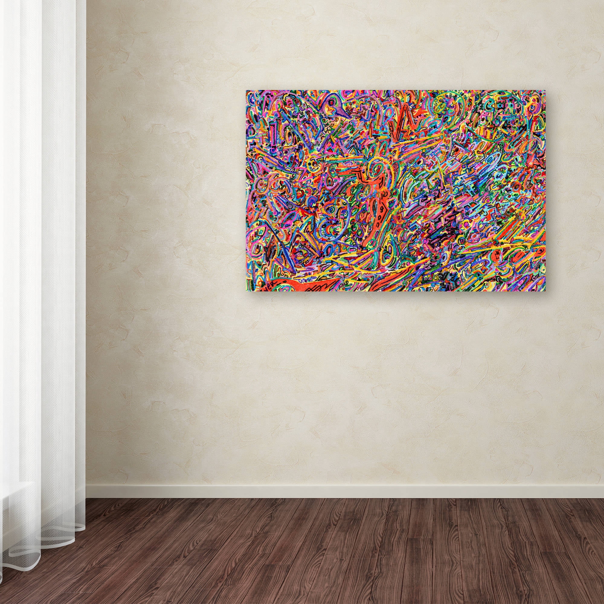"Birds vs Aliens" Canvas Art by Josh Byer