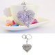 thumbnail image 5 of Lindo Llavero De Decoración De Cartera De Corazón, Artesanía Exquisita Liviana Y Conveniente Cadena De Llave En Forma De Corazón Para Suministros De Automóviles De Bolsos, 5 of 7