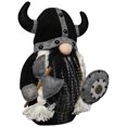 thumbnail image 1 of Muñeco enano vikingo, gnomo guerrero, gnomos navideños, muñeco de peluche, decoración de Navidad, 1 of 5