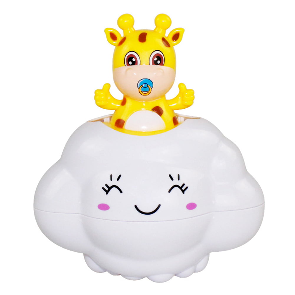 1 Pcs New Cartoon Deer Cloud Rain Baby Bath Shower Spraying Rain Water Fun Toy 