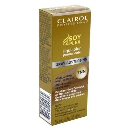 Clairol Professional Liquicolor Permanente Hair Color 7NN Medium Rich Neutral (What's The Best Hair Dye To Cover Grey)