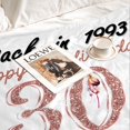 thumbnail image 4 of 30th Birthday Gifts for Her,30th Birthday Decorations for Women,Funny 30 Year Old Birthday Gifts Idea for Wife,Daughter,Sister,Friends,Back in 1993 Soft Couch Throw Blanket 50x60 Inch, 4 of 6