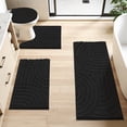 thumbnail image 2 of Ileading Bathroom Rugs Sets 4 Piece with Toilet Lid Cover, Non Slip Bathroom Mats Extra Soft Bath Rugs Absorbent Shaggy Rugs Perfect Plush Mats, 2 of 12