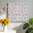 thumbnail image 2 of Canvas Wall Art, Haze Blue Leaf Framed Canvas Prints for Bathroom Kitchen, Retro Farmhouse Plant Floral Branch Gallery Wrapped Wall Decor for Home Office, Gifts, 10"x10" Ship Next Day, 2 of 9