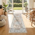 thumbnail image 2 of MeyJey Kitchen Rug Set 3 Piece, Non Slip Machine Washable Mats for Home Floor and Living Room，Brown, 2 of 14