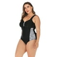 thumbnail image 2 of HAWEE Womens One Piece Swimsuit Tummy Control Swimwear Striped Bathing Suits Monokinis S-5XL, 2 of 6