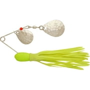 H&H Fishing Lure HHDS115-22 Double Spinner 3/8 oz Chartreuse