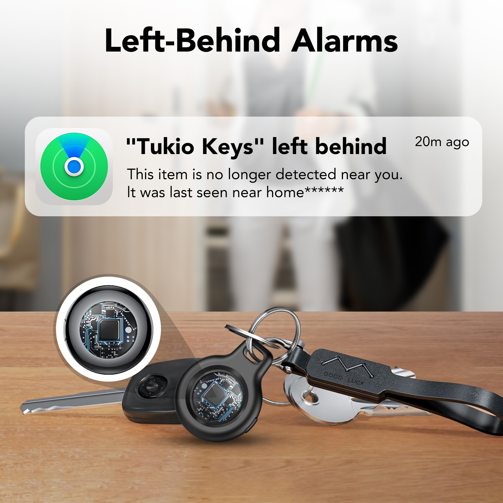 Tukio Bluetooth Tracker 4-Pack with Find My Support photo 2