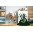 thumbnail image 2 of Ahgly Company Machine Washable Indoor Rectangle Transitional Green Area Rugs, 2' x 4', 2 of 7