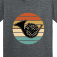 thumbnail image 4 of Inktastic French Horn Retro Music Sunset Youth T-Shirt, 4 of 5