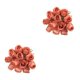 thumbnail image 4 of Flor artificial Moyic 12 cabezas de rosas de seda para decoración de boda y hogar Color Rojo, 4 of 6