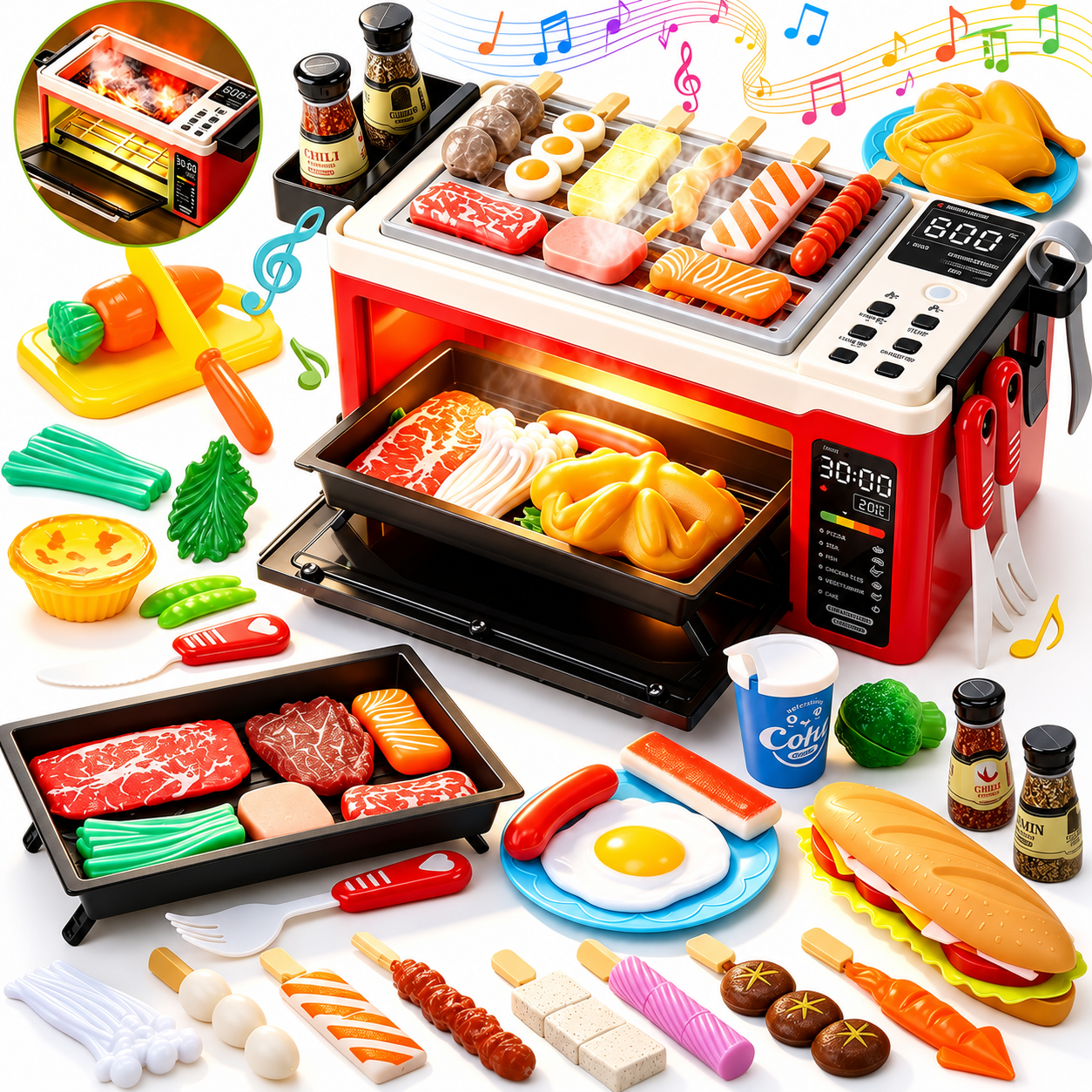 MasterChef Junior Starter Children's Pizza Cooking Set - Real