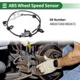 thumbnail image 2 of Unique Bargains ABS Wheel Speed Sensor ABS Sensor Anti-lock Braking System Sensor No.4882672AB/4882672 for Dodge Dakota 1997-1999 1 Pc Front Right, 2 of 7