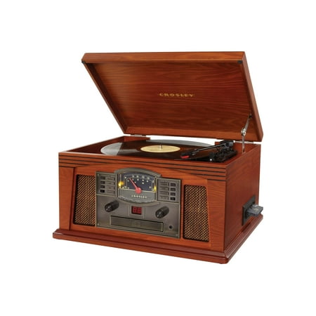 Crosley CR42C-PA Lancaster Music Entertainment Center Vinyl Record Turntable