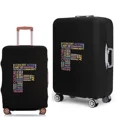thumbnail image 1 of 2022 Luggage Case Protective Cover Text 26 Letter Pattern Travel Elastic Duffle Luggage Dust Cover for 18-28 Inch Suitcase 8text F M, 1 of 6