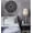 Black, variant on Mandala Wall or Window Decal #46 20" x 20" (White)