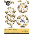 thumbnail image 2 of Construction Birthday Party Supplies Plates and Napkins Set for 25 Guests, Construction Theme Party Decorations for Boys Kids, 2 of 4