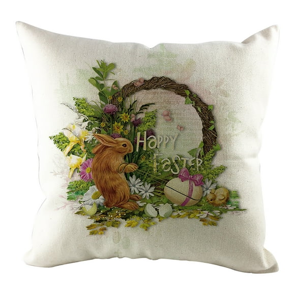XZNGL Décoration en Cristal Easter Day Pillow Cover Sofa Cover Cushion Cover Custom Home Decoration