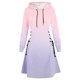 thumbnail image 1 of Women's Halloween Dress Casual Women Long Sleeve Autumn Dress Drawstring Hoodie Dress, 1 of 4