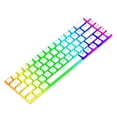 thumbnail image 1 of Gaming Teclado KeyCaps KeyCaps Universal Fit PBT Teclado KeyPad Caps con el extractor Reemplazo de piezas Accesorios para computadora Blanco 117 Paquetes Eigraketly EL005766-02B, 1 of 7