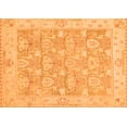 thumbnail image 1 of Ahgly Company Indoor Rectangle Abstract Orange Modern Area Rugs, 7' x 9', 1 of 4