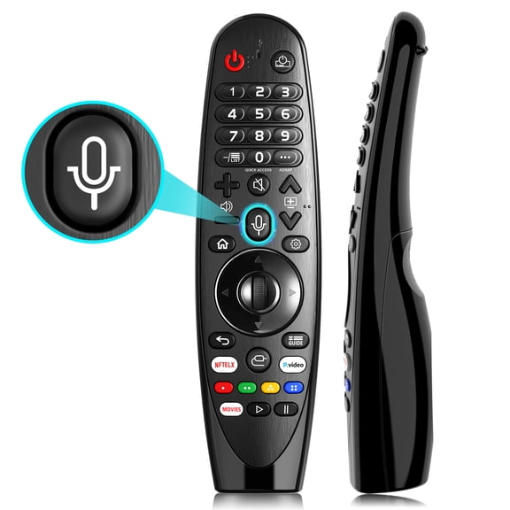 Voice Magic Remote for LG OLED QNED NanoCell Webos Smart TV Magic Remote Replacement AKB75855501 AN-MR20GA MR19BA MR21 MR22 MR23 MR24 GA GN GC MR18BA MR650A, with Pointer Function