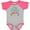 Baseball Heather and Hot Pink, variant on Inktastic My Poppa Loves Me Boys or Girls Baby Bodysuit
