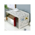 thumbnail image 2 of Microwave Oven Cover Dustproof Cotton Machine Protector Decorative Kitchen Appliance Cover with Side Storage Pockets 13.7x39.3inches, 2 of 2
