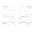 thumbnail image 1 of For Silver Face Sticker Waterproof Self Adhesive Makeup Decoration Face Glitter Sticker Jewels, 1 of 3