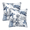 Blue2, variant on Nautical Blue Pillow Covers Set of 2, Coastal Beach Themed Coral Sea Turtle Navy Decorative Throw Pillows Cases Cushion Cover for Couch Sofa Bedroom Living Room Car, Home Decor, 18x18 Inch, Blue