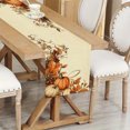 thumbnail image 4 of Thanksgiving Fall Table Runner, Pumpkin Maple Leaf Table Runners for Home Kitchen Dining Room Party Decoration, 13''x72'', 4 of 5