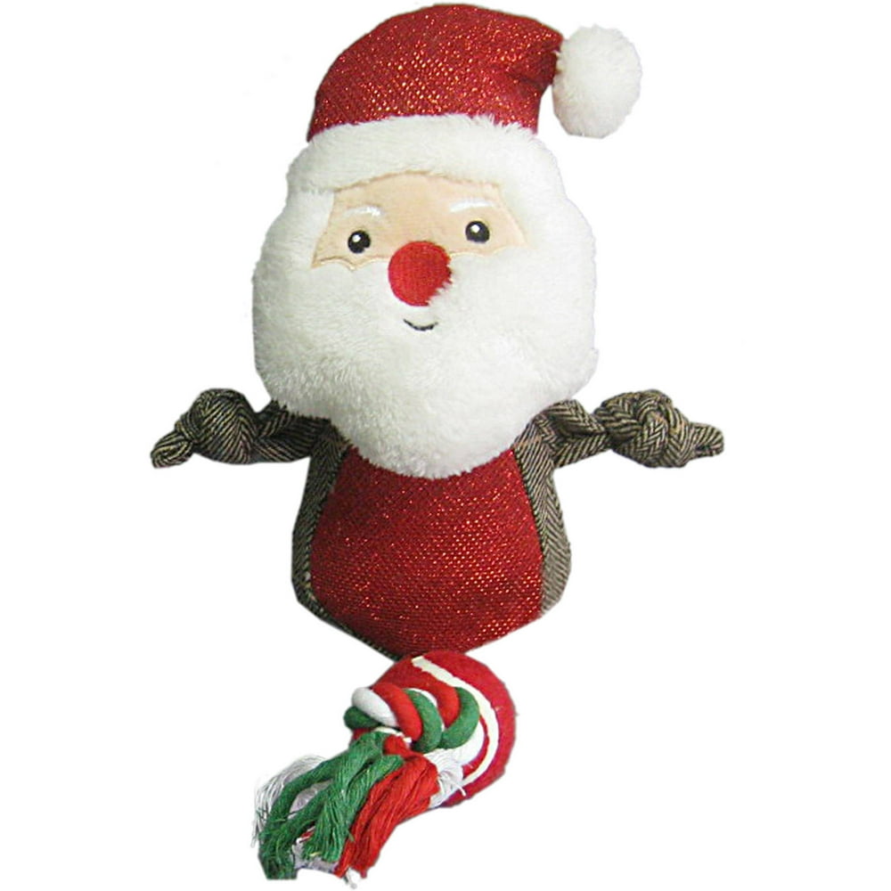 Holiday Santa Dog Toy