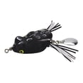 thumbnail image 2 of Fearlessin 3.2CM Fishing Bait Snakehead Frog Spinner Sequin Lightweight Hollow Crankbait Soft Saltwater Freshwater Trout Walleye Black, 2 of 6