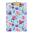 thumbnail image 6 of ALAZA Plastic Clipboard A4 Letter Size Decorative Clipboards for Students Women Men 9" x 12.5" Peony Flower Hydrangea, 6 of 6