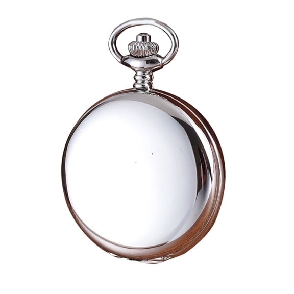 witspace Classic Smooth Surface Vintage Quartz Pocket Watch, Arabic Numerals Scale Mens Womens Watch with Chain, Christmas Graduation Birthday Fathers Day Gift