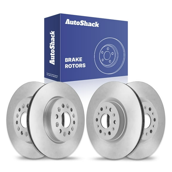 AutoShack Front Vented & Rear Vented Brake Rotors 4-PC Set Replacement for 2017-2025 Cadillac XT5 2018-2021 Buick Enclave 2020-2025 Cadillac XT6