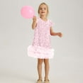 thumbnail image 6 of XIMIN Toddler Girls Sequin Party Dress Sparkly Gown Dresses Formal Birthday Special Occasion Fancy Pageant Dresses Kids A-Line Formal Birthday Dress, 6 of 7