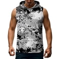 thumbnail image 6 of Men's Workout Hooded Tank Tops Sleeveless Gym Training Hoodies Bodybuilding Muscle Cut Off T Shirt Camo Printed, 6 of 6