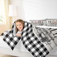 thumbnail image 4 of Feelyou Vintage Wooden Plank Queen Comforter Set, Christmas Farmhouse Bedding Sets, Rustic Cabin Reversible Bedding Comforter Set, Microfiber Bedroom Decor, 3pcs, 4 of 8