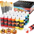 thumbnail image 1 of Juego de Pintura Caliart 24 Colores Acrílicos con 12 Pinceles de 59 ml, 1 of 9